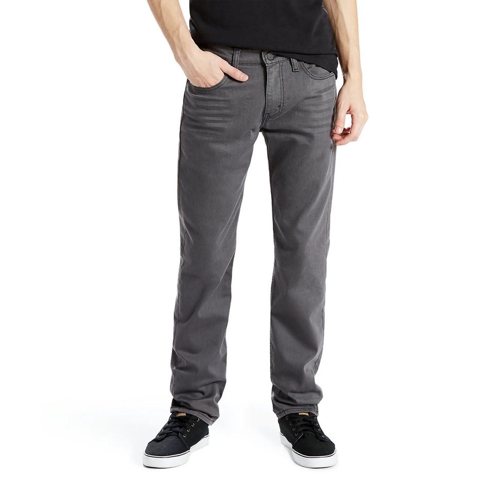 Levi's 511 Stretch Gray Slim Jeans Classic Style